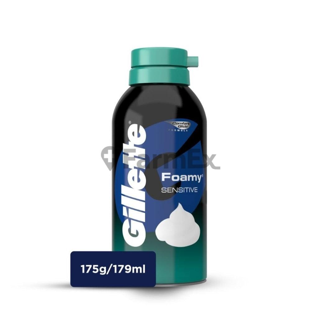 Gillette "Foamy Sensitive" Espuma de afeitar x 179 mL p&g